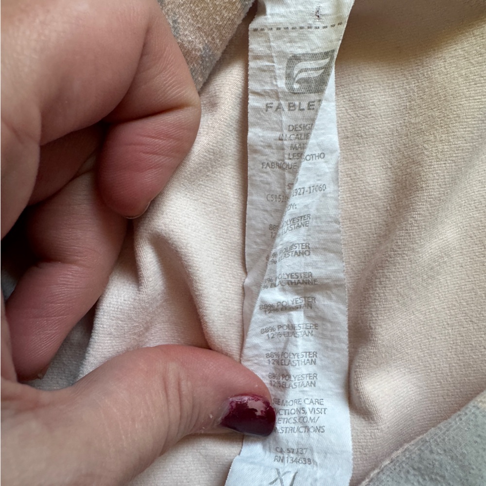 Fabletics Pastel Patterned Leggings - image 3